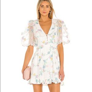 For Love & Lemons Marjorie Mini Dress size Medium